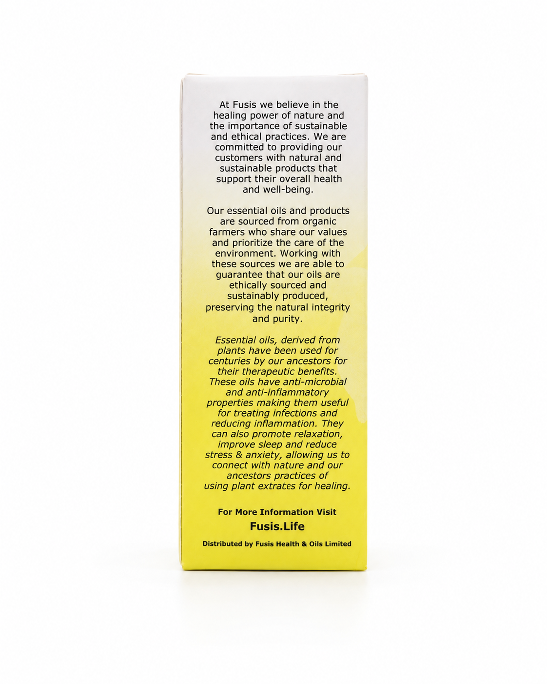 Fusis Lemon essential oil 3