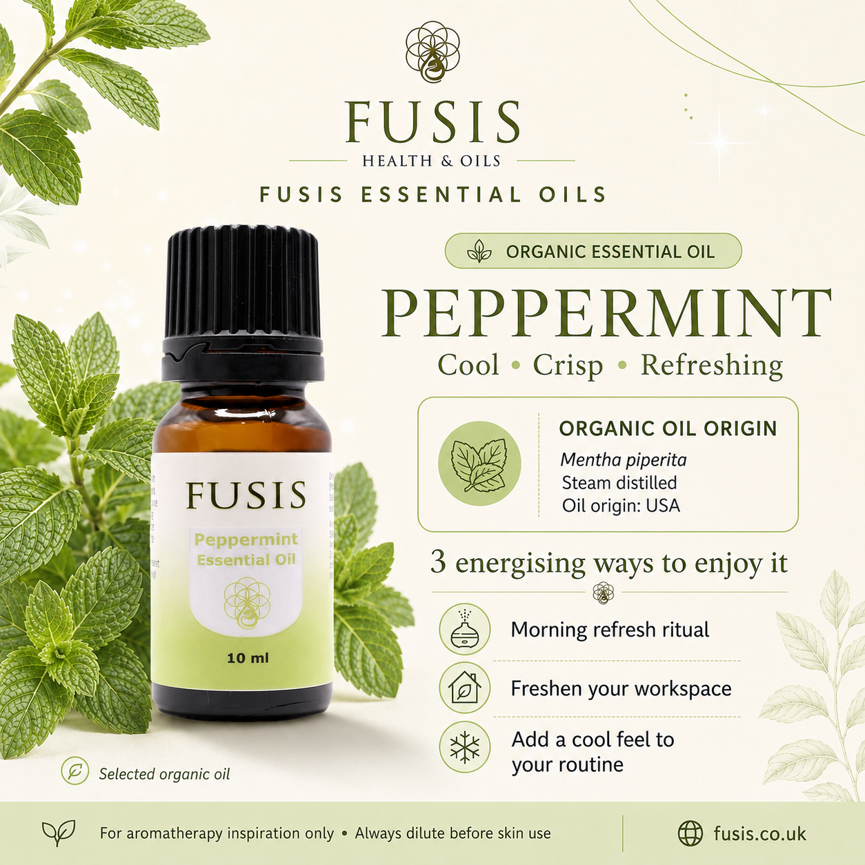 fusis peppermint essential oil